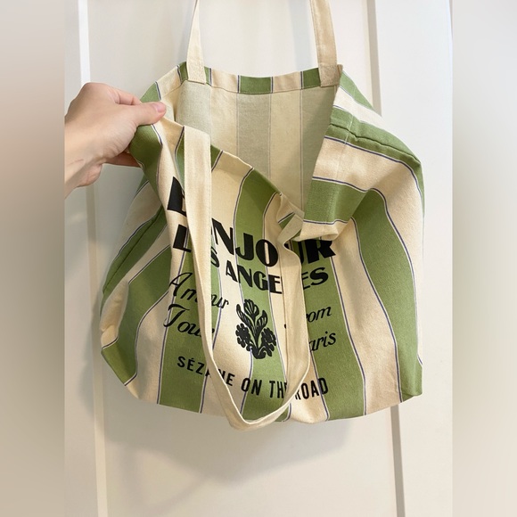 Sézane on the Road canvas tote bag - Picture 3 of 5